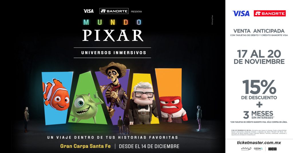 Mundo Pixar OCESA