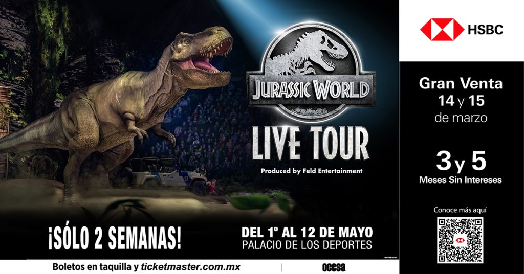 Jurassic World Live Tour OCESA