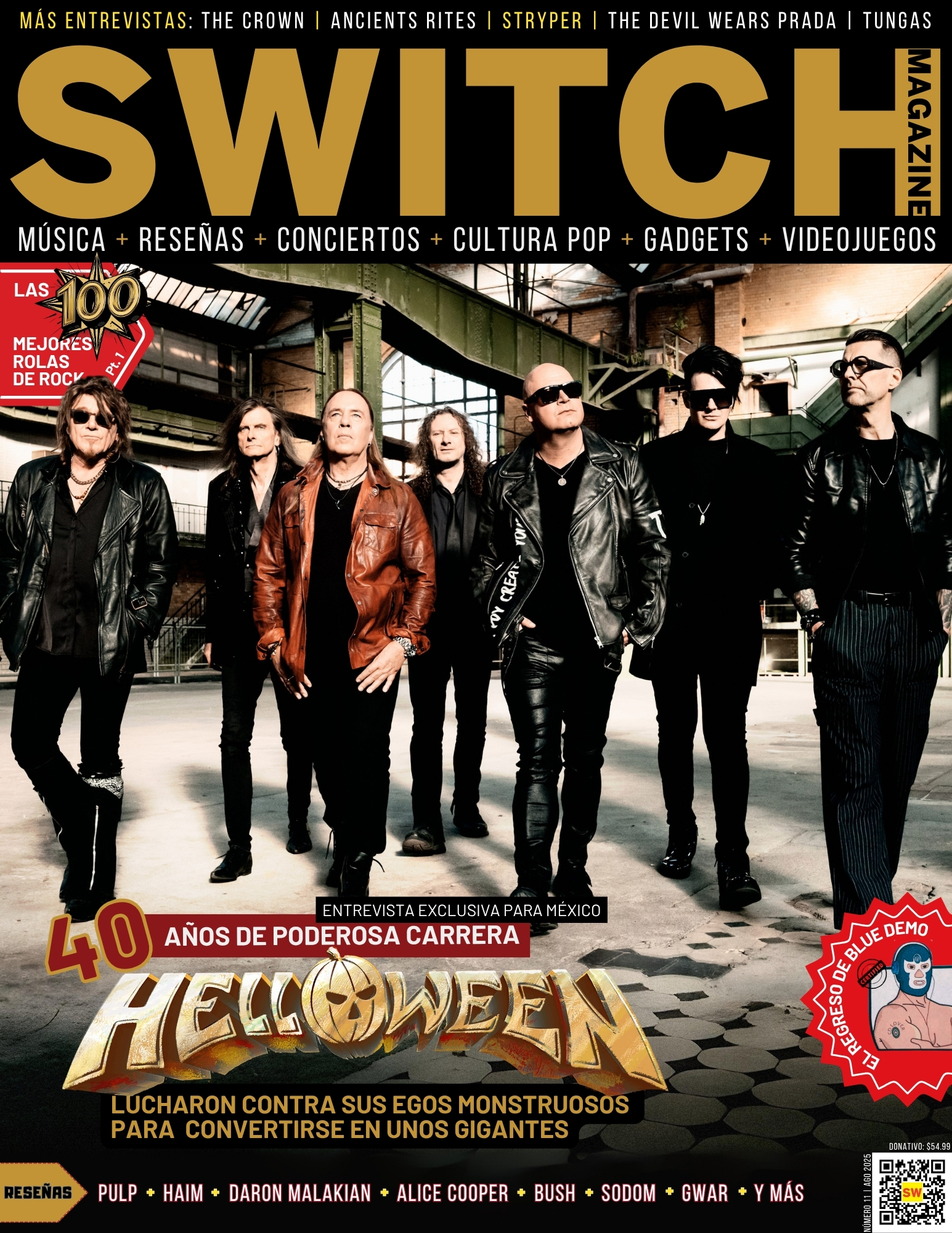 HELLOWEEN PORTADA AGOSTO 2025