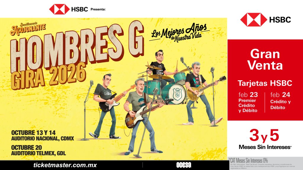 Hombres G OCESA FLYER